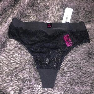 La Senza Black Lace Tong